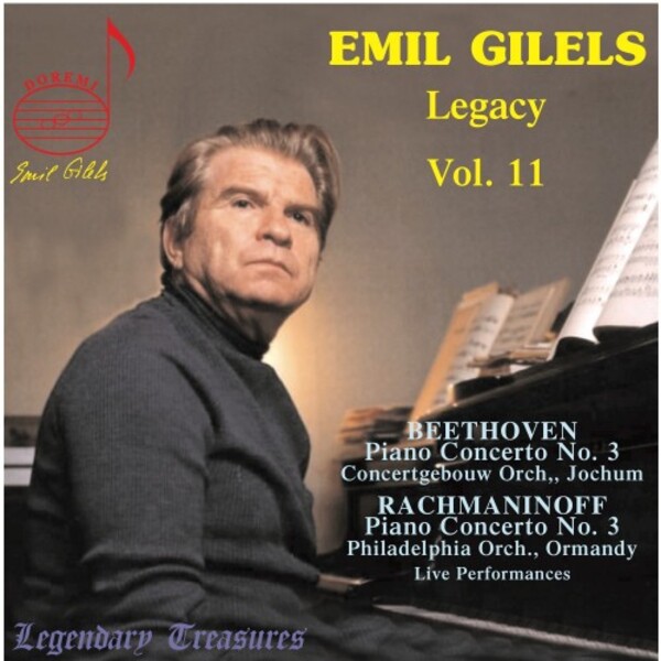 Emil Gilels Legacy Vol.11: Beethoven & Rachmaninov - Concertos | Doremi DHR8100