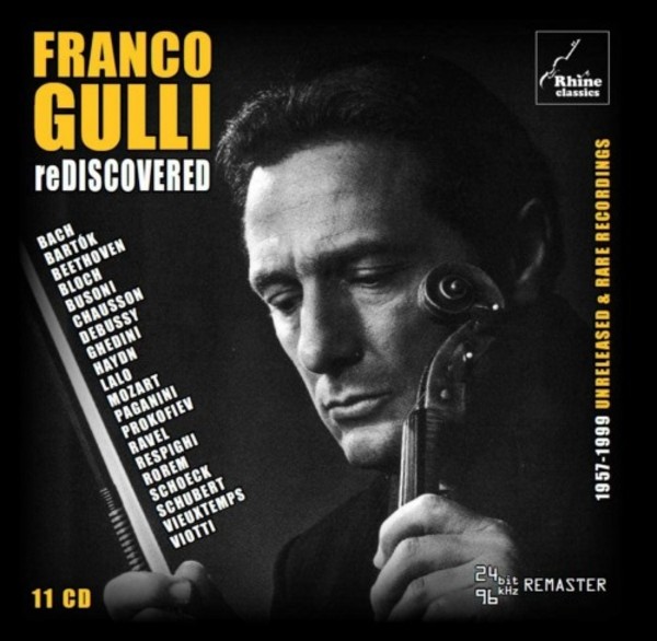Franco Gulli Rediscovered: 1957-1999 Unreleased & Rare Recordings | Rhine Classics RH005