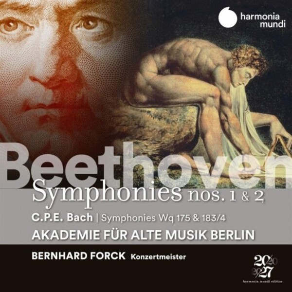 Beethoven - Symphonies 1 & 2; CPE Bach - 2 Symphonies | Harmonia Mundi HMM902420