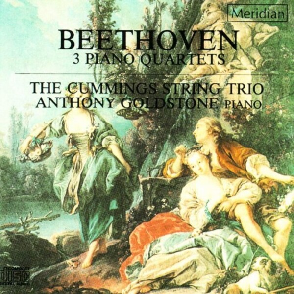 Beethoven - 3 Piano Quartets | Meridian CDE84098