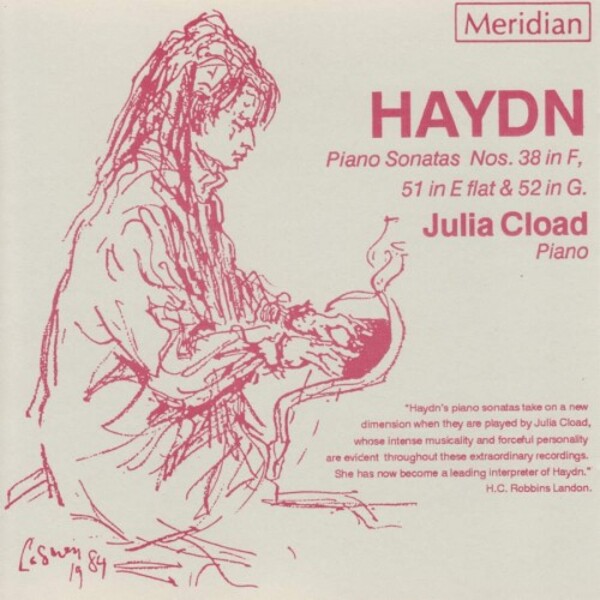 Haydn - Piano Sonatas 38, 51 & 52 | Meridian CDE84155