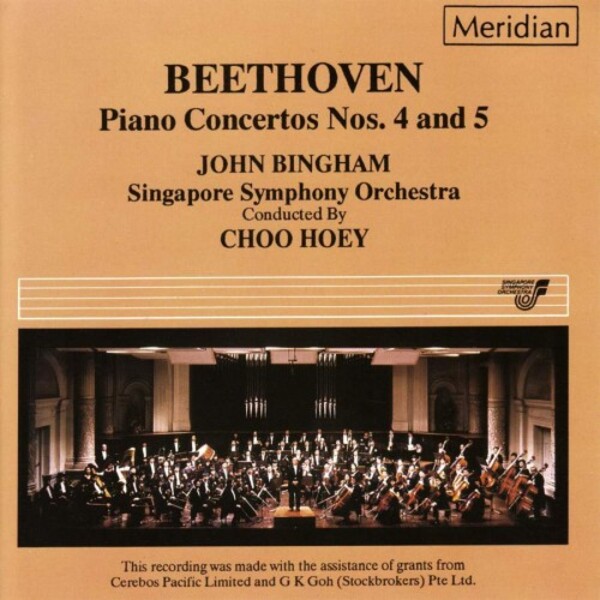 Beethoven - Piano Concertos 4 & 5 | Meridian CDE84172