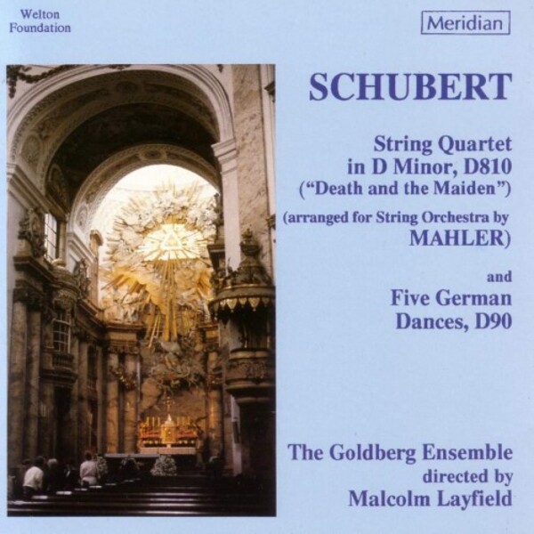 Schubert - Death and the Maiden Quartet (arr. Mahler), 5 German Dances | Meridian CDE84178