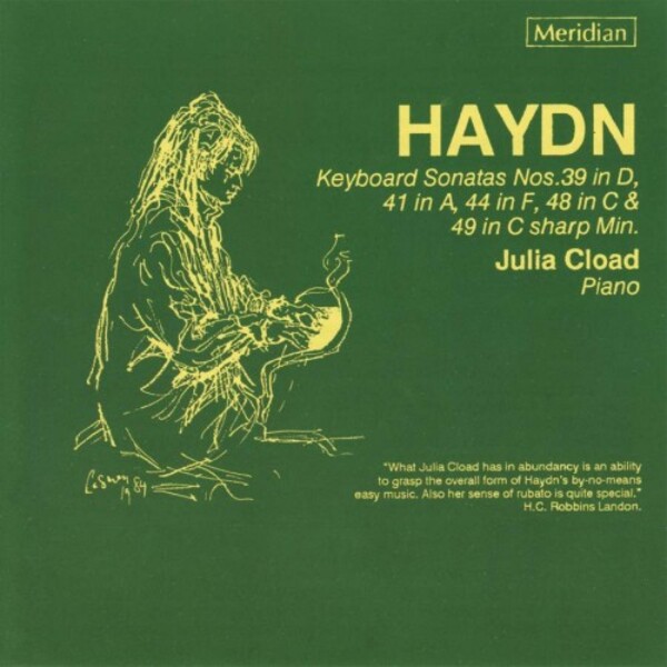 Haydn - Piano Sonatas 39, 41, 44, 48 & 49 | Meridian CDE84210