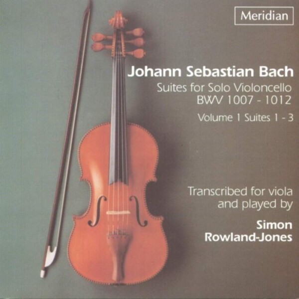 JS Bach - Cello Suites (arr. for Viola) Vol.1 | Meridian CDE84270
