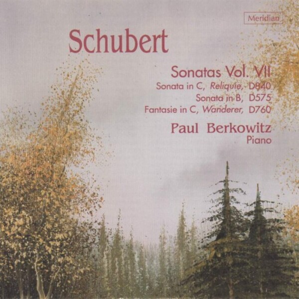 Schubert - Piano Sonatas Vol.7 | Meridian CDE84285