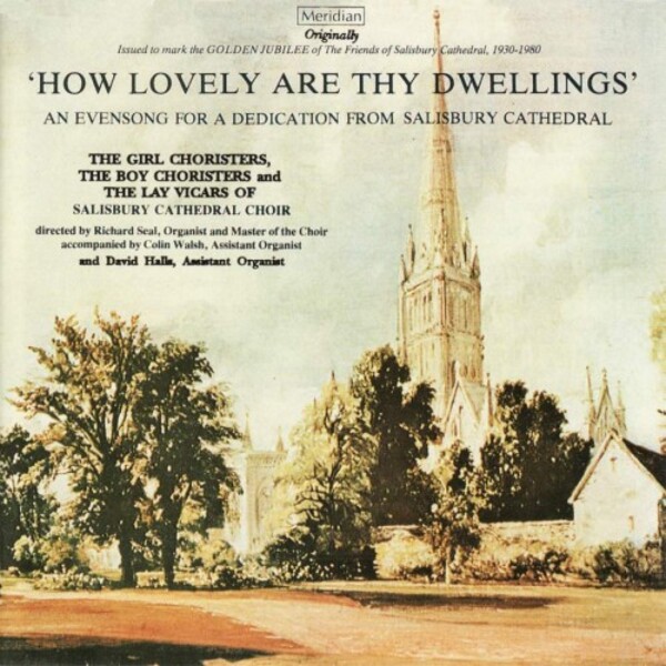 How Lovely Are Thy Dwellings: Evensong from Salisbury Cathedral | Meridian CDE84288