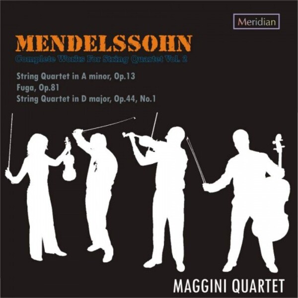 Mendelssohn - Complete Works for String Quartet Vol.2 | Meridian CDE84625