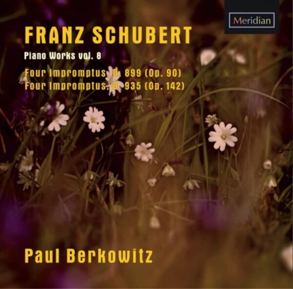 Schubert - Piano Works Vol.8: 8 Impromptus | Meridian CDE84643