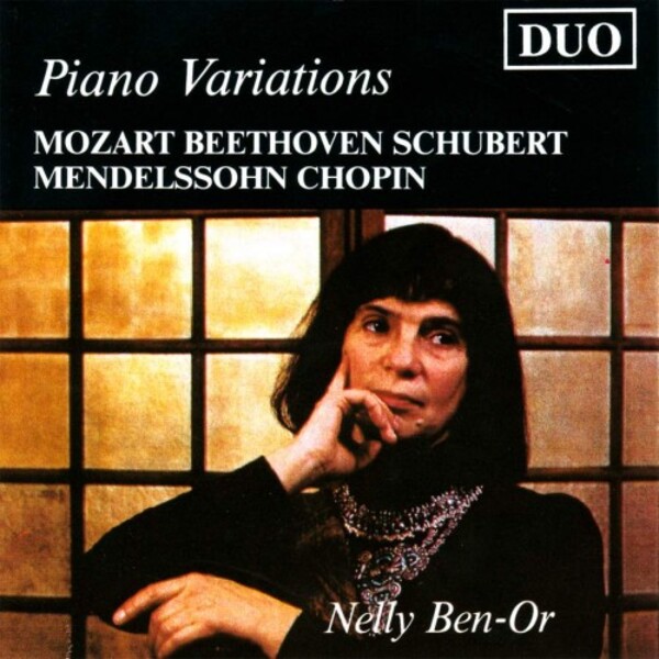 Piano Variations by Mozart, Beethoven, Schubert, Mendelssohn & Chopin | Meridian DUOCD89001