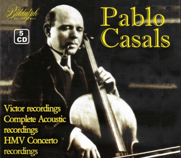 Pablo Casals Vintage Collection: Victor, Columbia Masters & HMV Concerto Recordings | Biddulph LAB5059