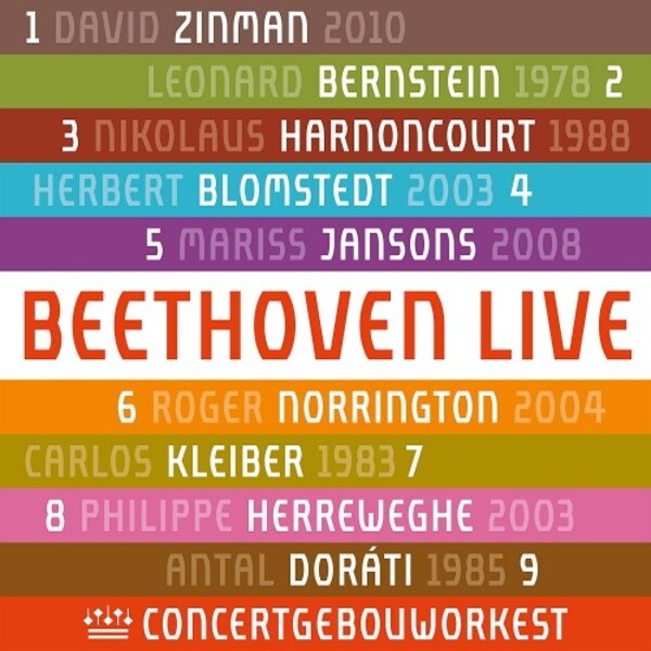 Beethoven - Symphonies 1-9 (Live) | RCO Live 9029686533
