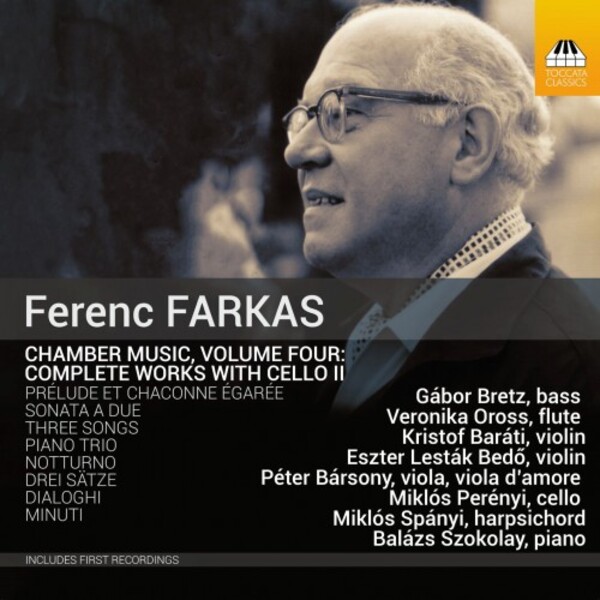 Farkas - Chamber Music Vol.4: Complete Chamber Music with Cello Vol.2