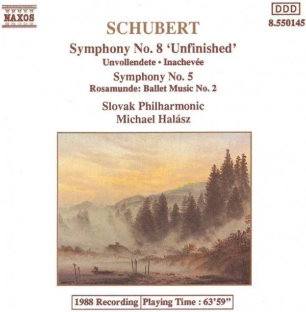 Schubert - Symphonies 5 & 8 | Naxos 8550145