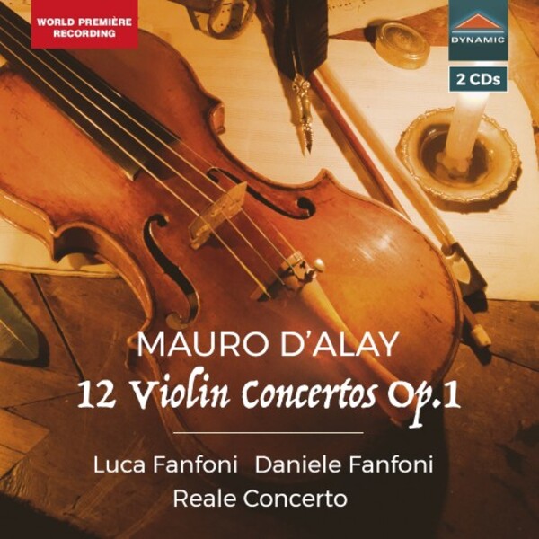 DAlay - 12 Violin Concertos, op.1 | Dynamic CDS7892