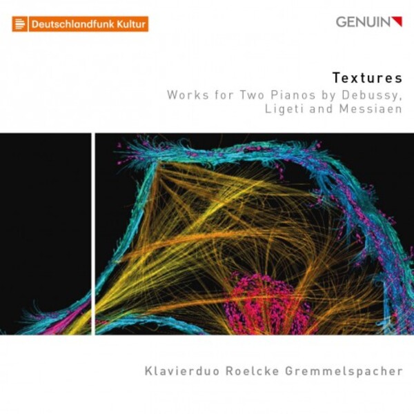 Debussy, Ligeti & Messiaen - Textures: Works for 2 Pianos | Genuin GEN21714