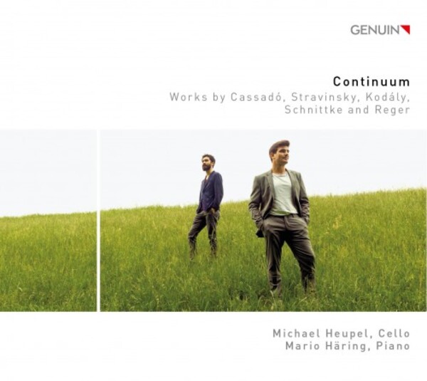 Continuum: Works for Cello & Piano by Cassado, Stravinsky, Kodaly, Schnittke & Reger | Genuin GEN21734