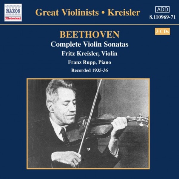 Beethoven - Complete Violin Sonatas | Naxos - Historical 811096971