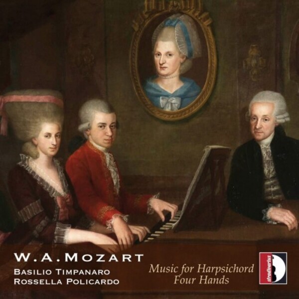 Mozart - Music for Harpsichord 4 Hands | Stradivarius STR37045