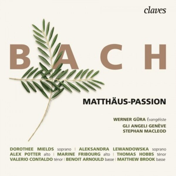 JS Bach - St Matthew Passion | Claves CD301213