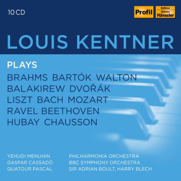 Louis Kentner plays Brahms, Liszt, Bach, Mozart et al.
