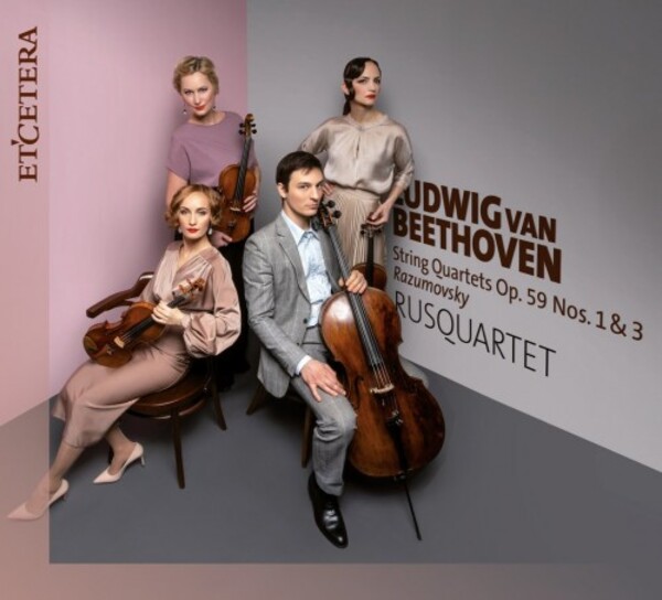 Beethoven - String Quartets op.59 nos. 1 & 3 | Etcetera KTC1747