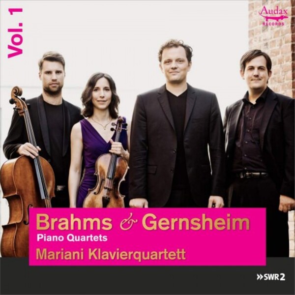 Brahms & Gernsheim - Piano Quartets Vol.1 | Audax ADX13780