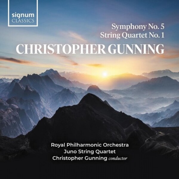 Gunning - Symphony no.5, String Quartet no.1