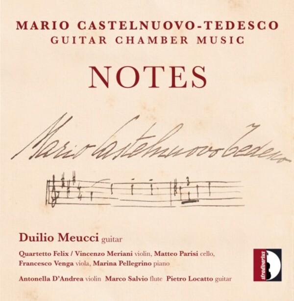 Castelnuovo-Tedesco - Notes: Guitar Chamber Music | Stradivarius STR37177