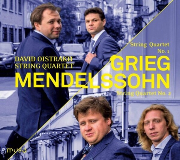 Grieg - String Quartet no.1; Mendelssohn - String Quartet no.2 | Muso MU021