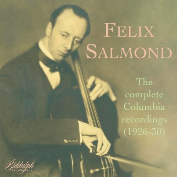 Felix Salmond: The Complete Columbia Recordings (1926-30) | Biddulph 850092
