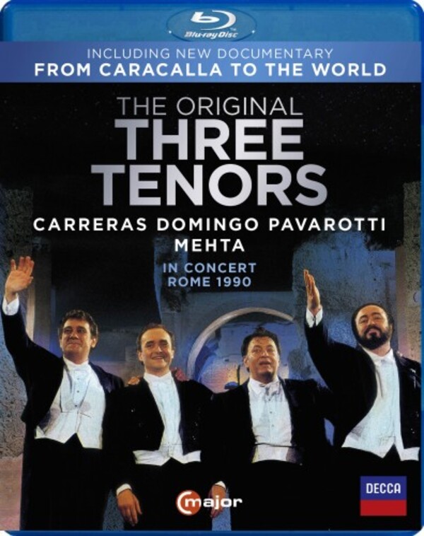 The Original Three Tenors: Carreras, Domingo, Pavarotti in Concert (Blu-ray) | C Major Entertainment 758804