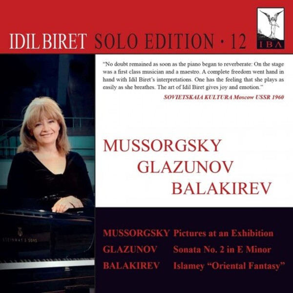 Idil Biret Solo Edition Vol.12: Mussorgsky, Glazunov, Balakirev | Naxos 8571340