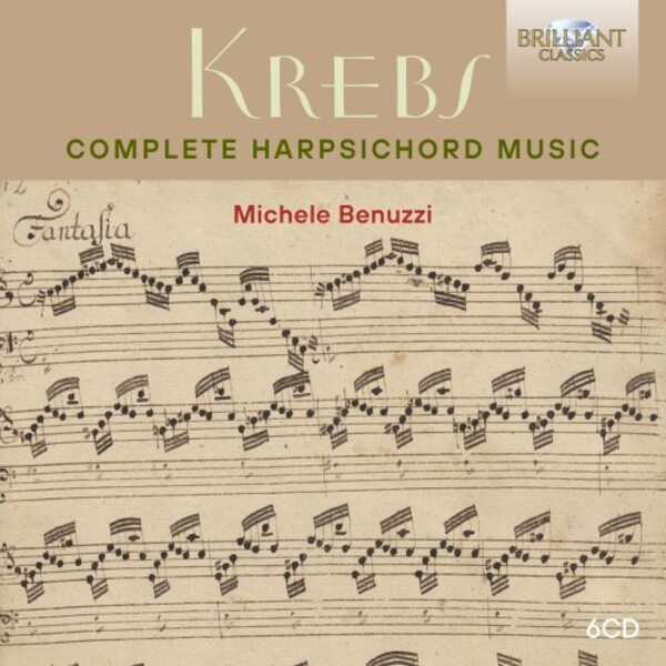 Krebs - Complete Harpsichord Music | Brilliant Classics 95723