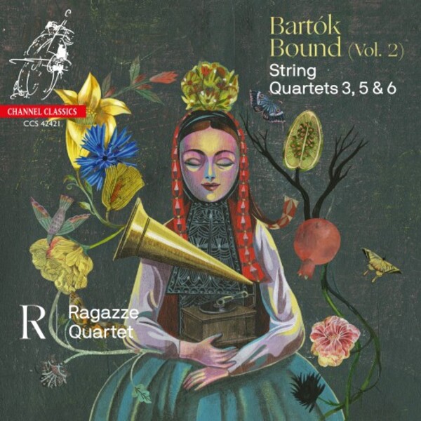 Bartok Bound Vol.2: String Quartets 3, 5 & 6 | Channel Classics CCS42421