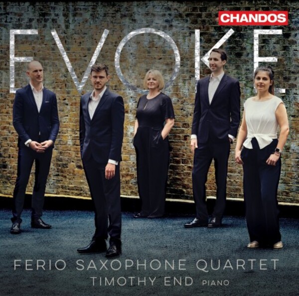 Evoke: Works for Piano and Saxophone Quartet | Chandos CHAN20140