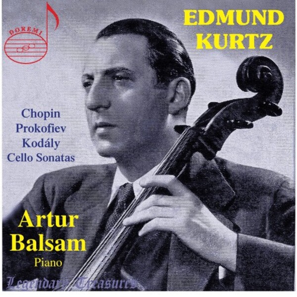 Edmund Kurtz Vol.1: Sonatas by Chopin, Prokofiev & Kodaly | Doremi DHR8109