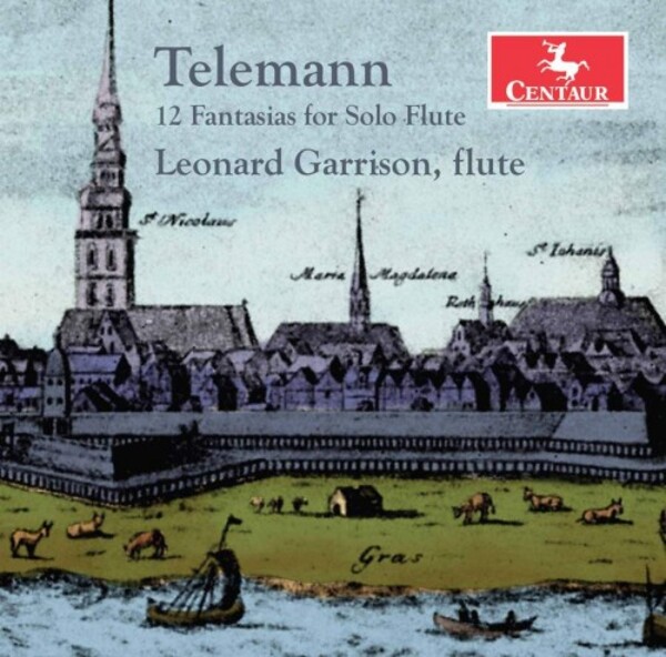 Telemann - 12 Fantasias for Solo Flute | Centaur Records CRC3869