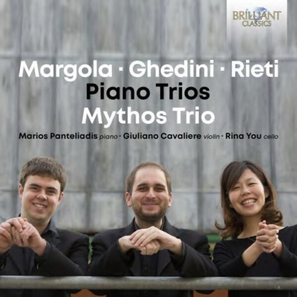 Margola, Ghedini & Rieti - Piano Trios | Brilliant Classics 96382