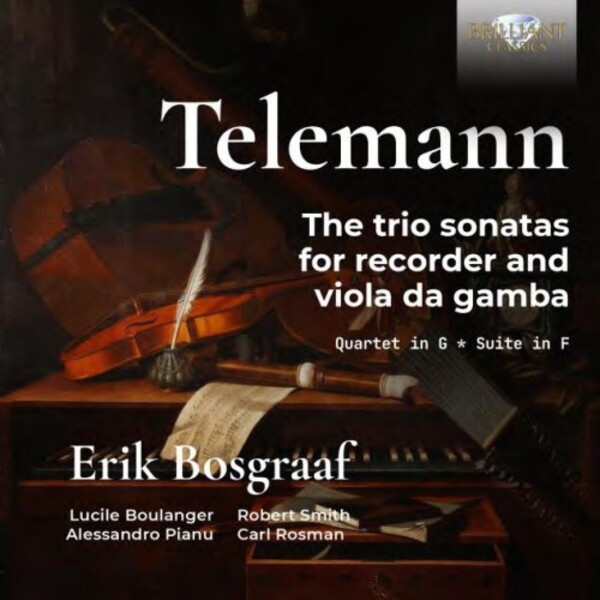 Telemann - Trio Sonatas for Recorder and Viola da Gamba | Brilliant Classics 96393