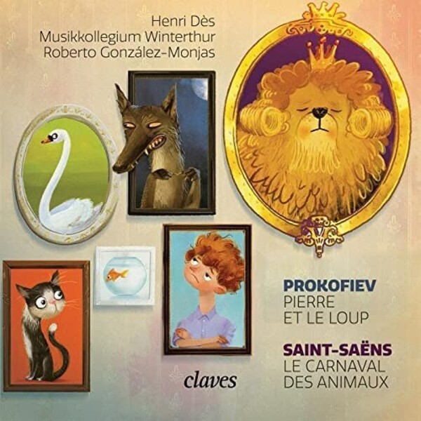 Prokofiev - Peter & the Wolf; Saint-Saens - Carnival of the Animals | Claves CD3047
