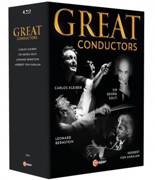 Great Conductors: Kleiber, Solti, Bernstein, Karajan (Blu-ray)