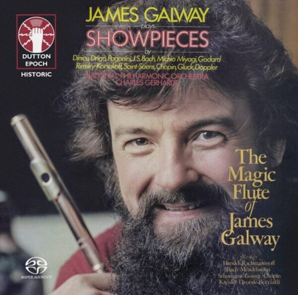 James Galway plays Showpieces & The Magic Flute of James Galway | Dutton - Epoch CDLX7395