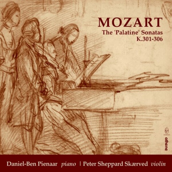 Mozart - The Palatine Sonatas for Piano with Violin, K301-306 | Divine Art - Athene ATH23212