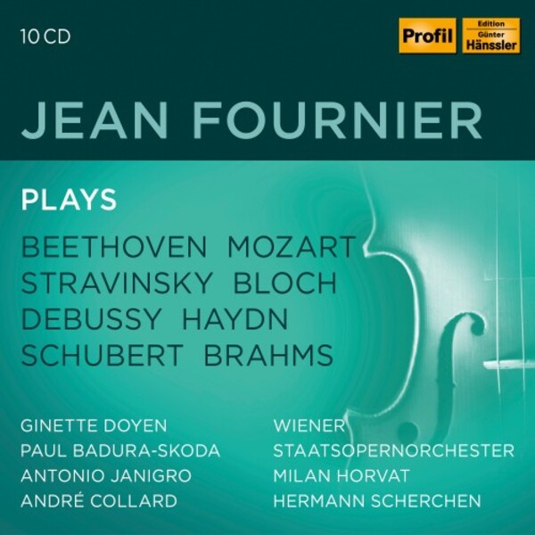 Jean Fournier plays Beethoven, Mozart, Stravinsky, Debussy, etc. | Haenssler Profil PH22003