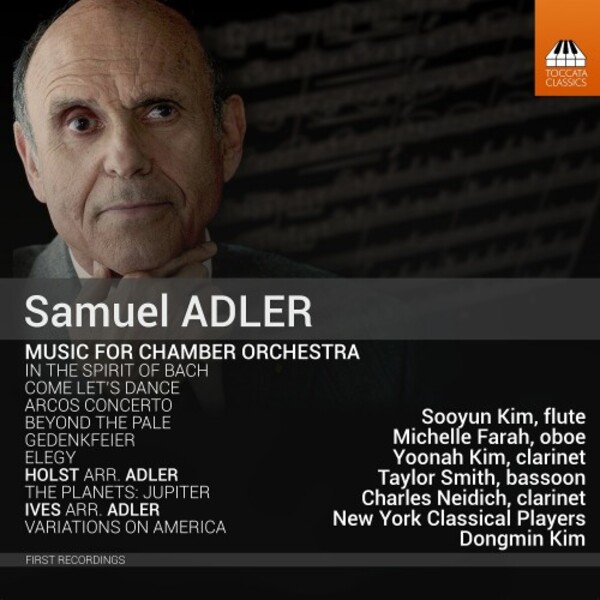 S Adler - Music for Chamber Orchestra | Toccata Classics TOCC0642