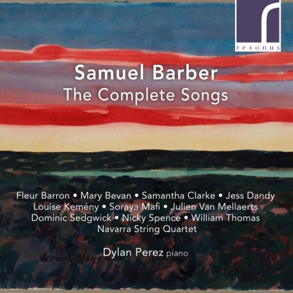 Barber - The Complete Songs | Resonus Classics RES10301