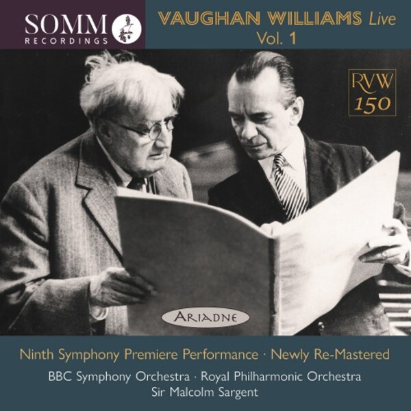 Vaughan Williams Live Vol.1: Symphonies 6 & 9 | Somm ARIADNE5016