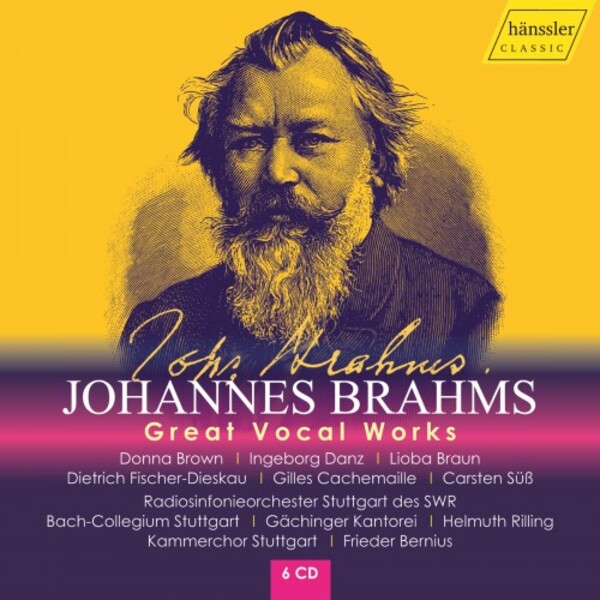 Brahms - Great Vocal Works | Haenssler Classic HC22044