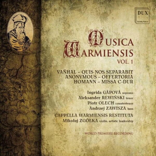 Musica Warmiensis Vol.1: Vanhal & Homann | Dux DUX1800